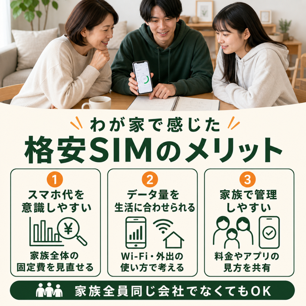 格安SIMのメリット