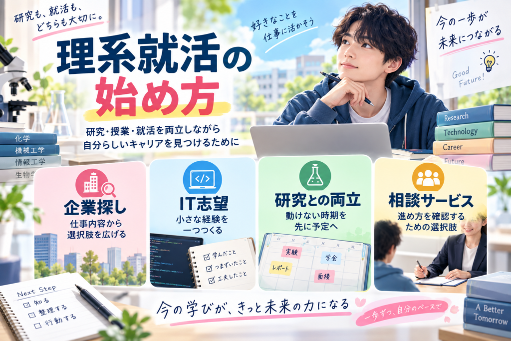 理系就活の始め方